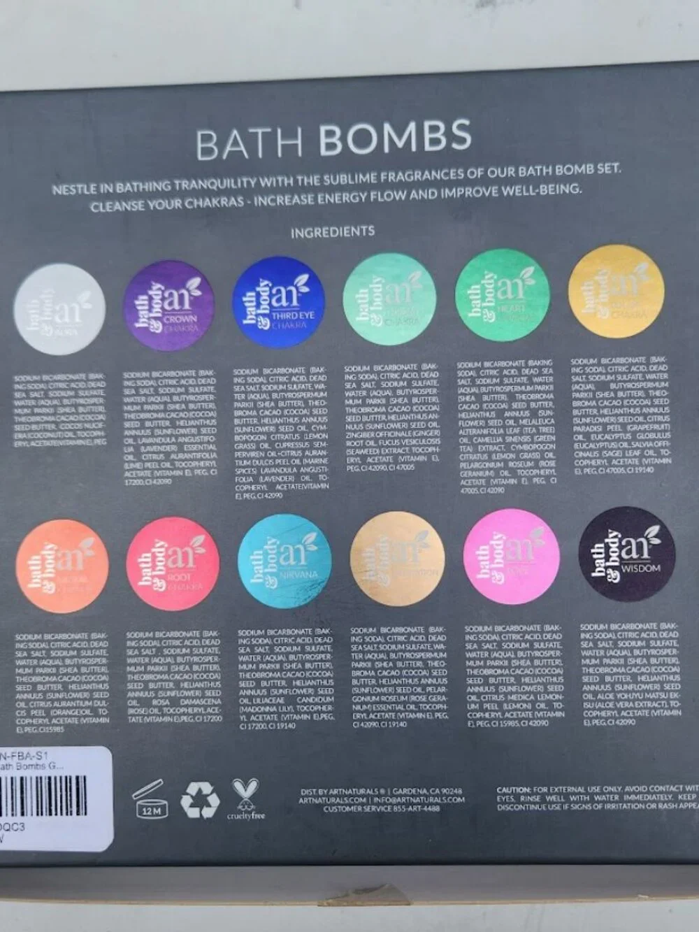NEW 12 Large Bath Bombs Gift Set kit Natural Handmade Essential Oil Spa Bubble B